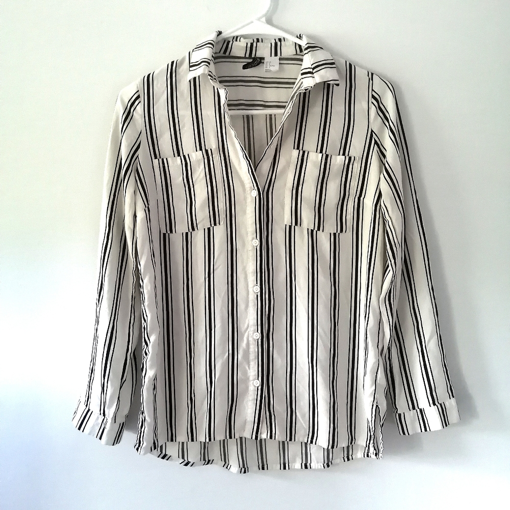 H&M Striped Button Down